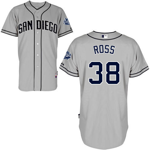 Tyson Ross #38 mlb Jersey-San Diego Padres Women's Authentic Road Gray Cool Base Baseball Jersey